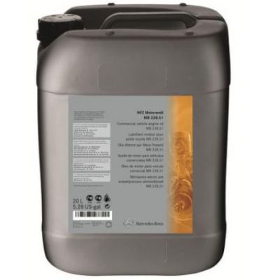 Ulei motor camioane MERCEDES 10W-40 norma 228.51 canistra 20L cod A000989870215ABFE